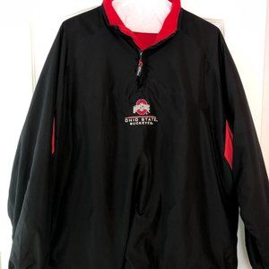 Official Ohio State Pro Player reversible fleece pullover jacket